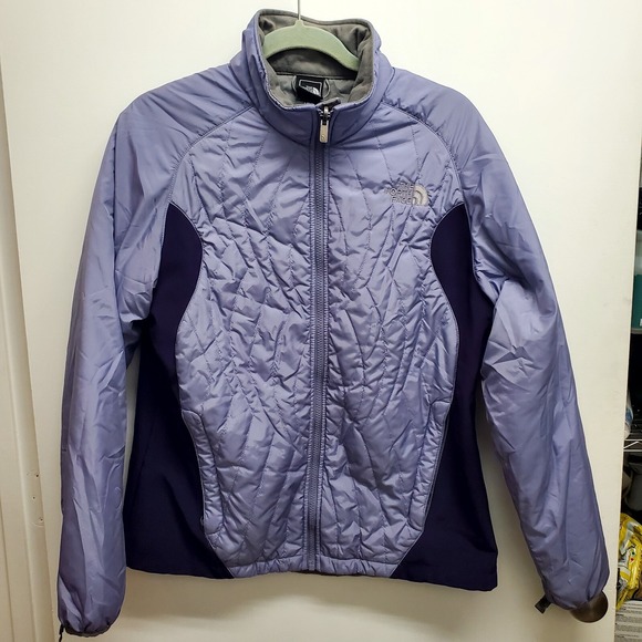 The North Face Jackets & Blazers - The North Face Womens Purple Color Block‎ Quilted Jacket Liner Size L Vintage